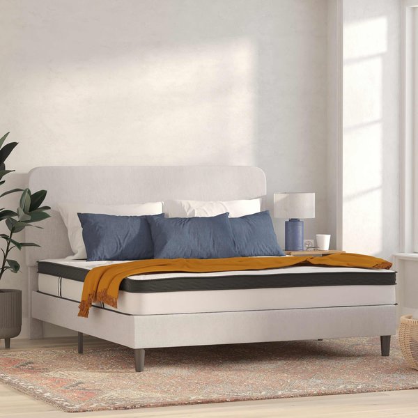 Flash Furniture 10" Hybrid Mattress, King Mattress in a Box CL-E230P-R-K-10-GG